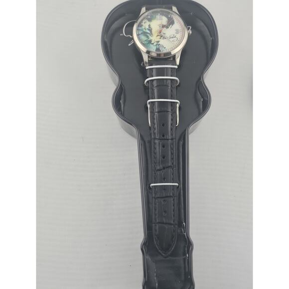 2007 NOS Elvis Presley 30th Anniversary Commemorative Wrist Watch In Guitar Tin main image 8